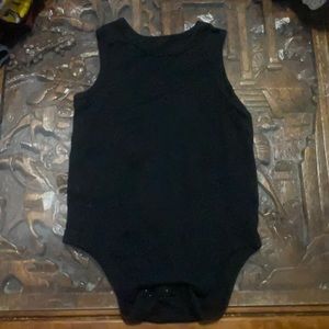 Black tank top onesie 18 mo
